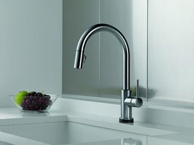 touch operated faucet accessible kitchen design