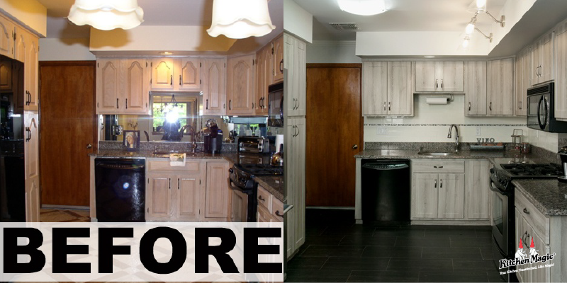 Before and After Barnswood Kitchen Redesign