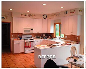 kitchen transformation before picture