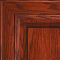 traditional kitchen cherry cabinet