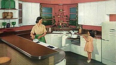 1950s kitchen