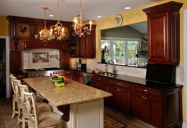 rustic kitchen lighting