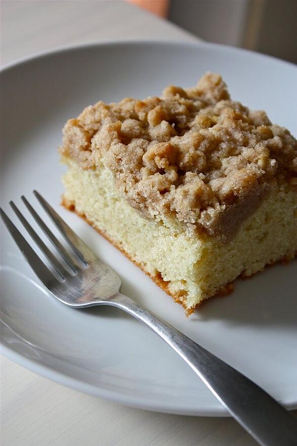 overnight coffee crunch cake