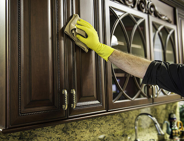 how to clean your cabinets