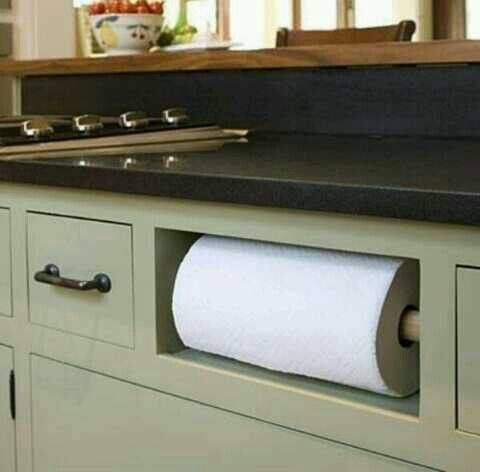 Fake Drawer Paper Towel Holder for the Kitchen