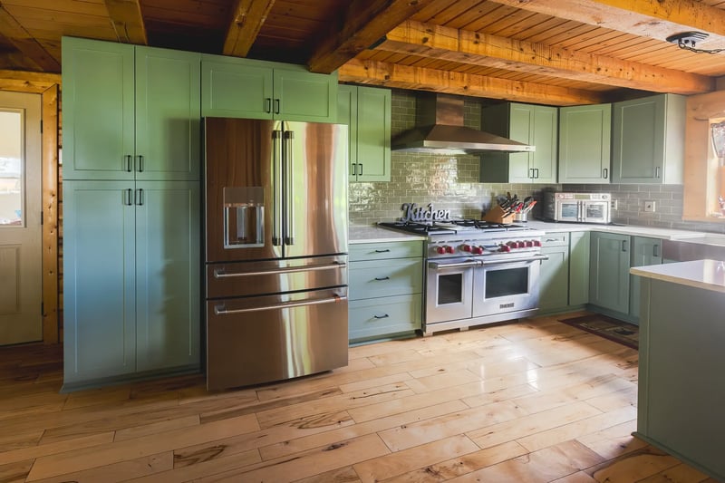 refaced-green-kitchen