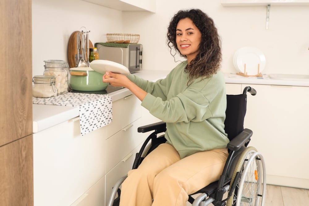 How do pull-out cabinets improve access