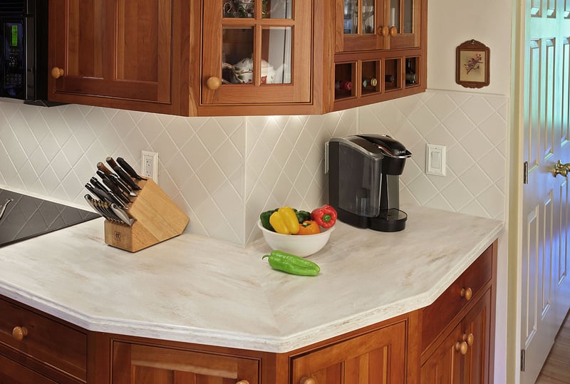 Solid Surfaces countertop made of Carian