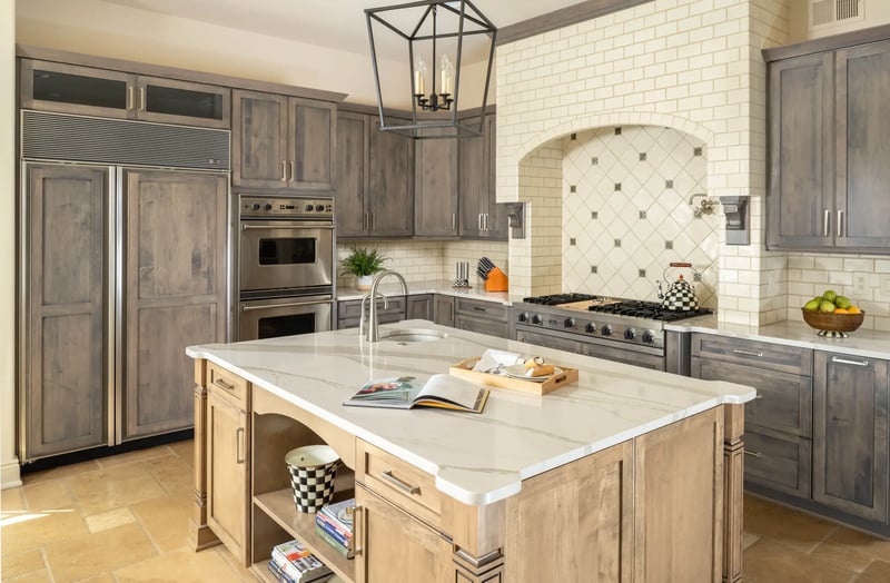 light-countertop-with-dark-wood-cabinets