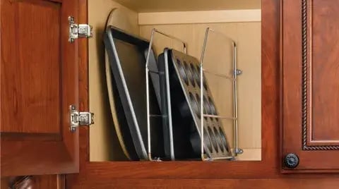 Rev-a-shelf- baking tray storage. blog image 04.24.25
