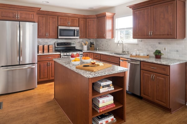 Kitchen Island Storage Shelves