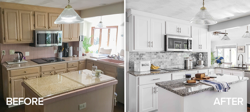 Amazing Kitchen Refacing Transformations With Before After Photos Amazing Kitchen Refacing, How Much Does Kitchen Cabinet Refacing Cost