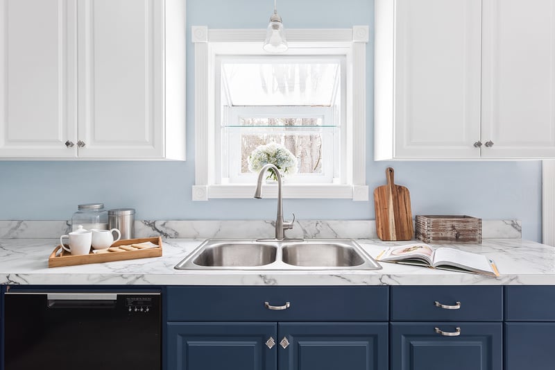 March 2020 Kitchen Remodel with Two-tone Cabinets