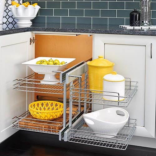 blind organizer kitchen storage