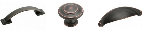 Oil Rubbed Bronze Cabinet Handle, Knob, and Pull
