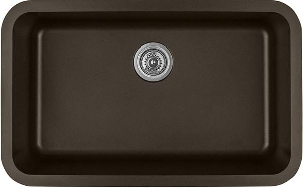 brown quartz kitchen sink