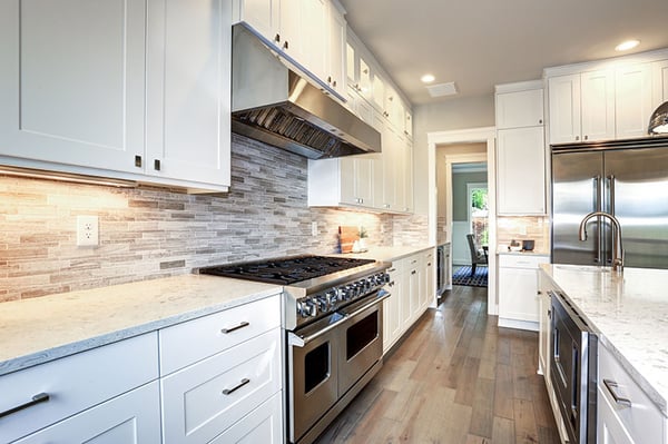 Clean White Kitchen Cabinets