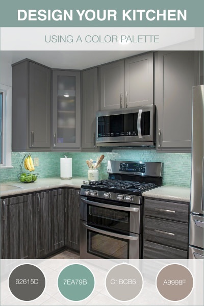 Design Your Kitchen From A Color Palette, Kitchen Cabinets Color Combination Pictures