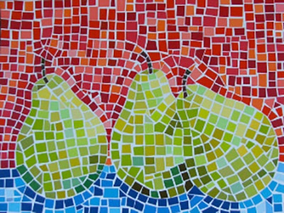 Paint Chip Mosaic Artwork