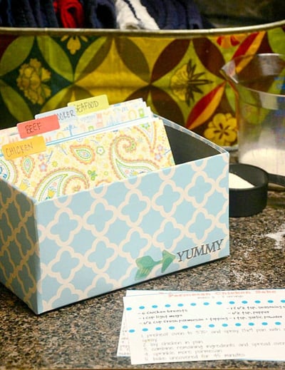 DIY Recipe Box