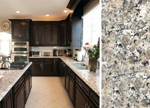 How To Pair Countertop Colors With Dark Cabinets Queen City Kitchens