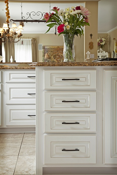 White Kitchen Cabinet Drawers