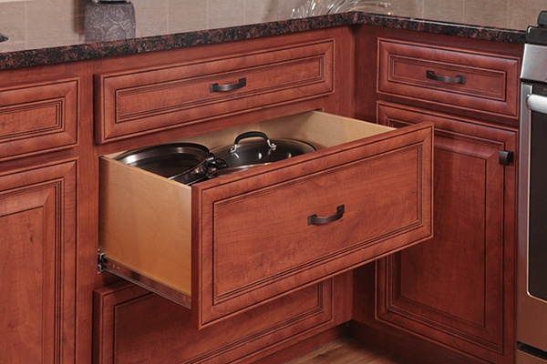 Cherry Kitchen Drawers