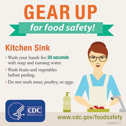 CDC food safety graphic