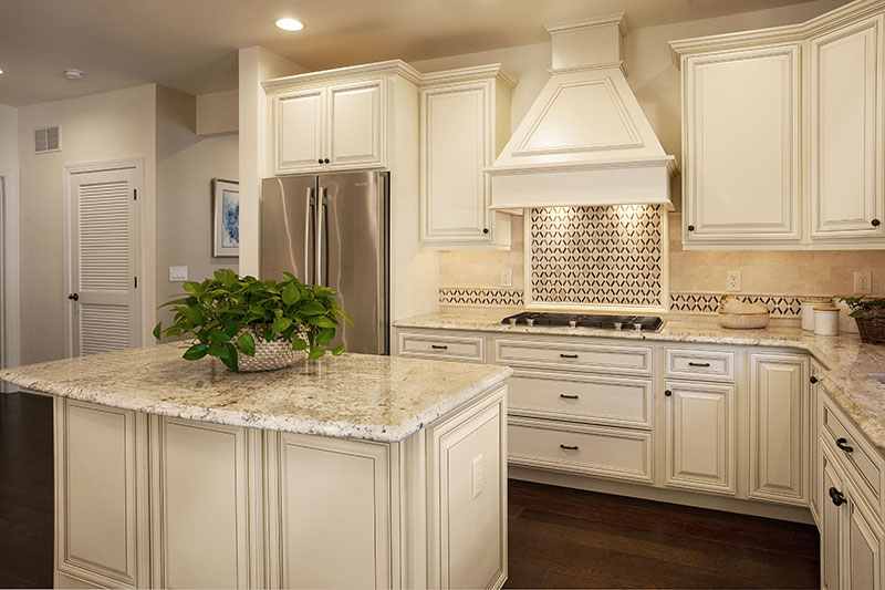 glazed off white kitchen cabinets