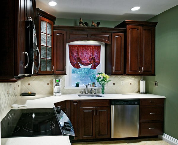 Kitchen Decorating Ideas Green Paint Colors And Wall Tiles