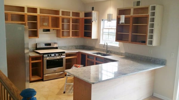 Install Countertop Before Cabinets