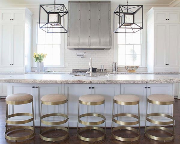 Kitchen Design with Mixed Metal Finishes