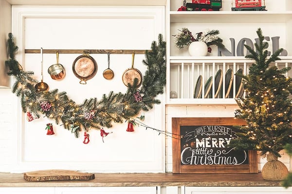 Christmas Decorated Kitchen