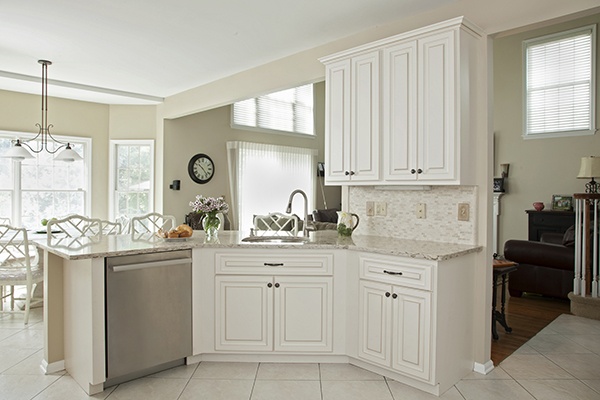 White Kitchen with Natural Light