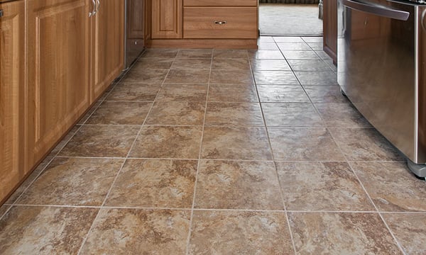 Kitchen Floor Before Refacing, How To Tile A Kitchen Floor Without Removing Cabinets