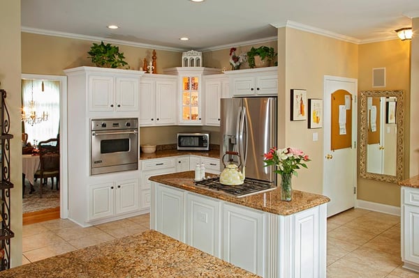 Gray kitchen cabinet design