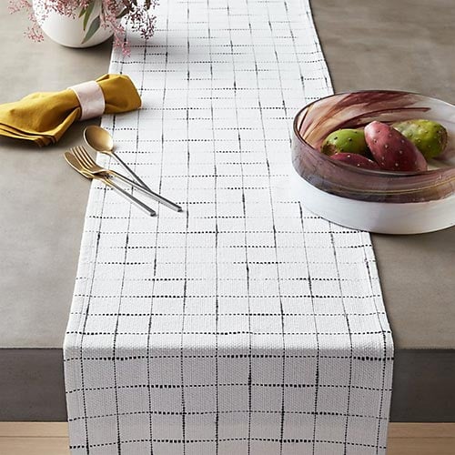 kitchen linen table runner