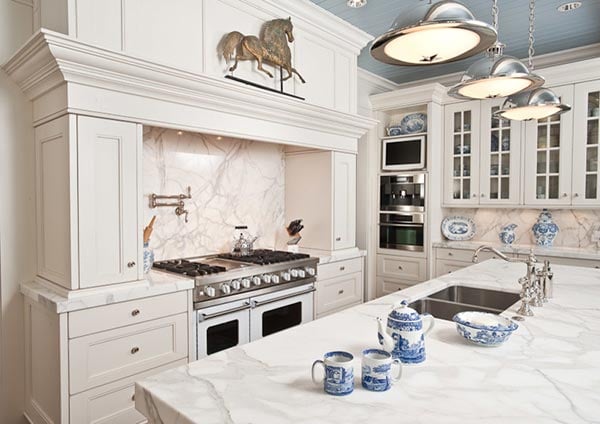 marble kitchen backsplash