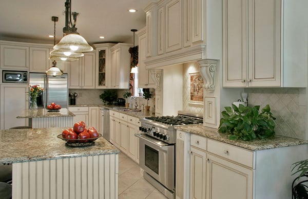 White Tuscan Style Kitchen