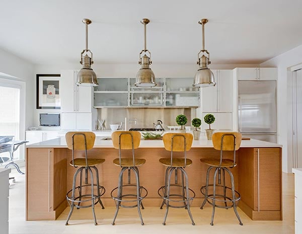 Modern mixed metal kitchen