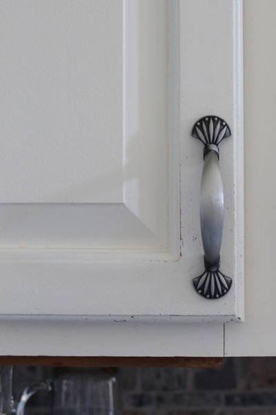 Chipped White Painted Cabinet