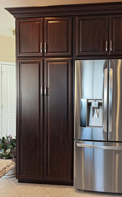 Cherry Cabinet Tall Kitchen Pantry