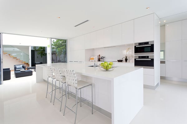 Postmodern Contemporary White Kitchen