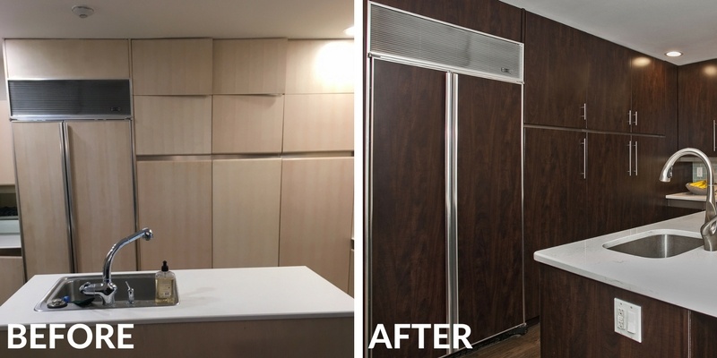 Cabinet Refacing Before and After