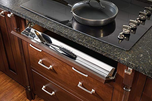 Cooktop Range Storage Tip Out Tray