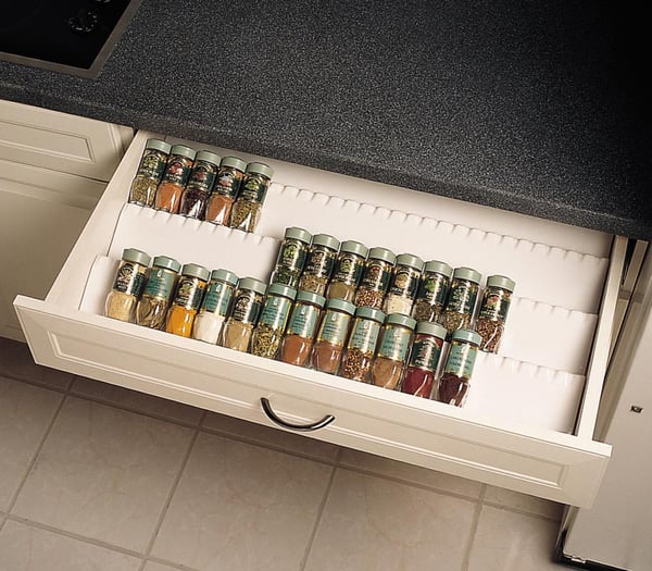 The Best Drawer Spice Organization Rack - Bowl of Delicious