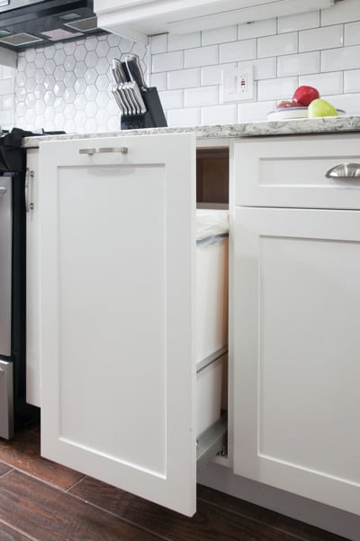 Clever Ideas to Hide Your Kitchen Trash Can
