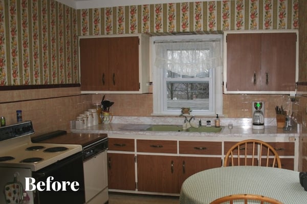 Outdated Kitchen Before Shot