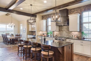 brick kitchen design