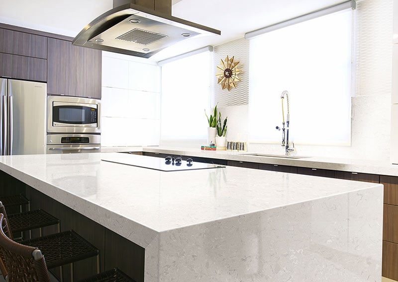 Waterfall Edges for Kitchen Countertops and Islands
